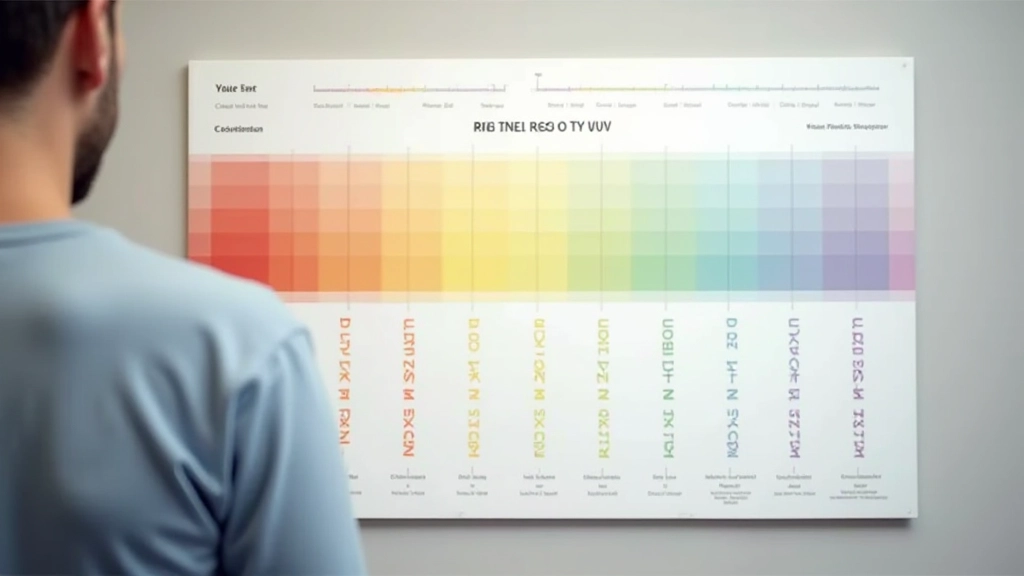 Échelle de couleurs broadcast-safe avec zones vertes et rouges indiquant les limites de sécurité colorimétrique acceptées