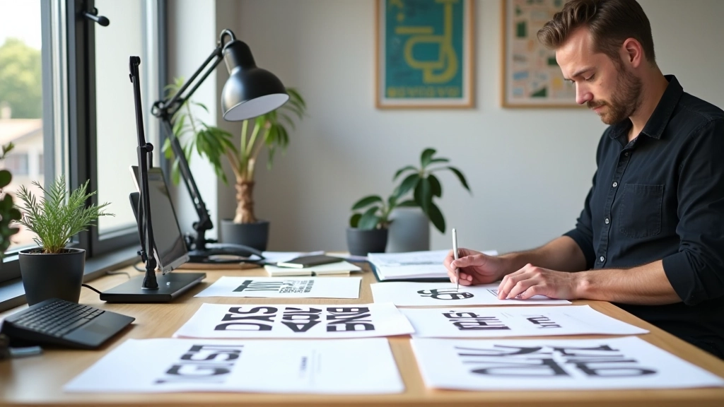Espace de travail créatif avec matériels de conception et ressources d'apprentissage